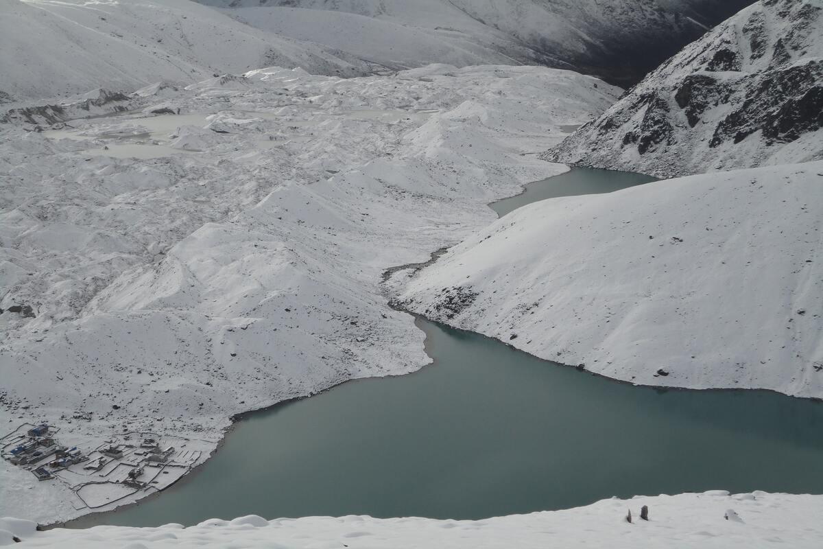 Gokyo in winter